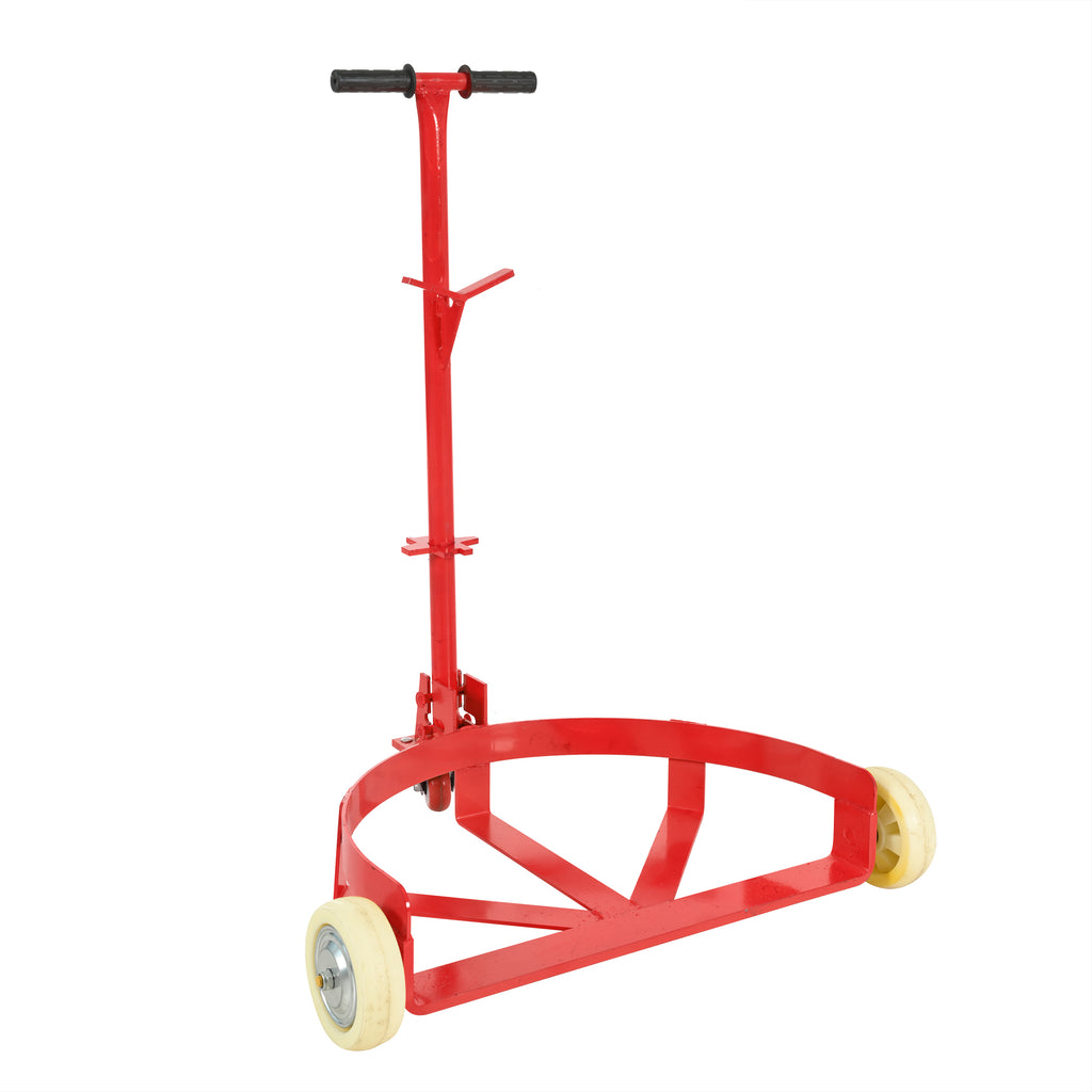 55 Gallon Drum Dolly, 1200lbs Capacity - Red