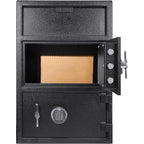 Digital Keypad Two Lock Depository Safe - 1.62 Cubic Ft
