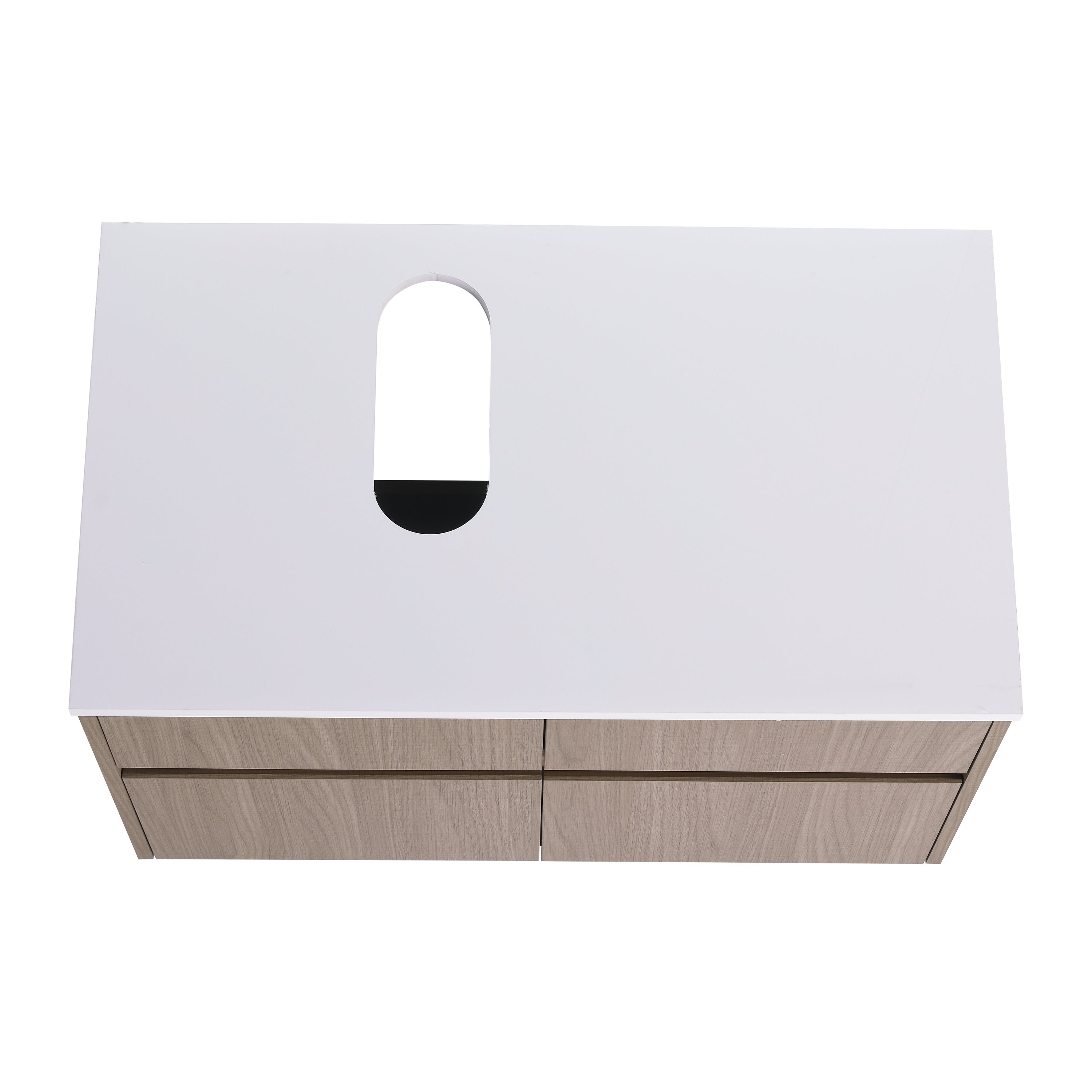 32 Inch Wall-Mounted Bathroom Vanity