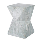 18.5"H Modern Geometric MGO Side Table