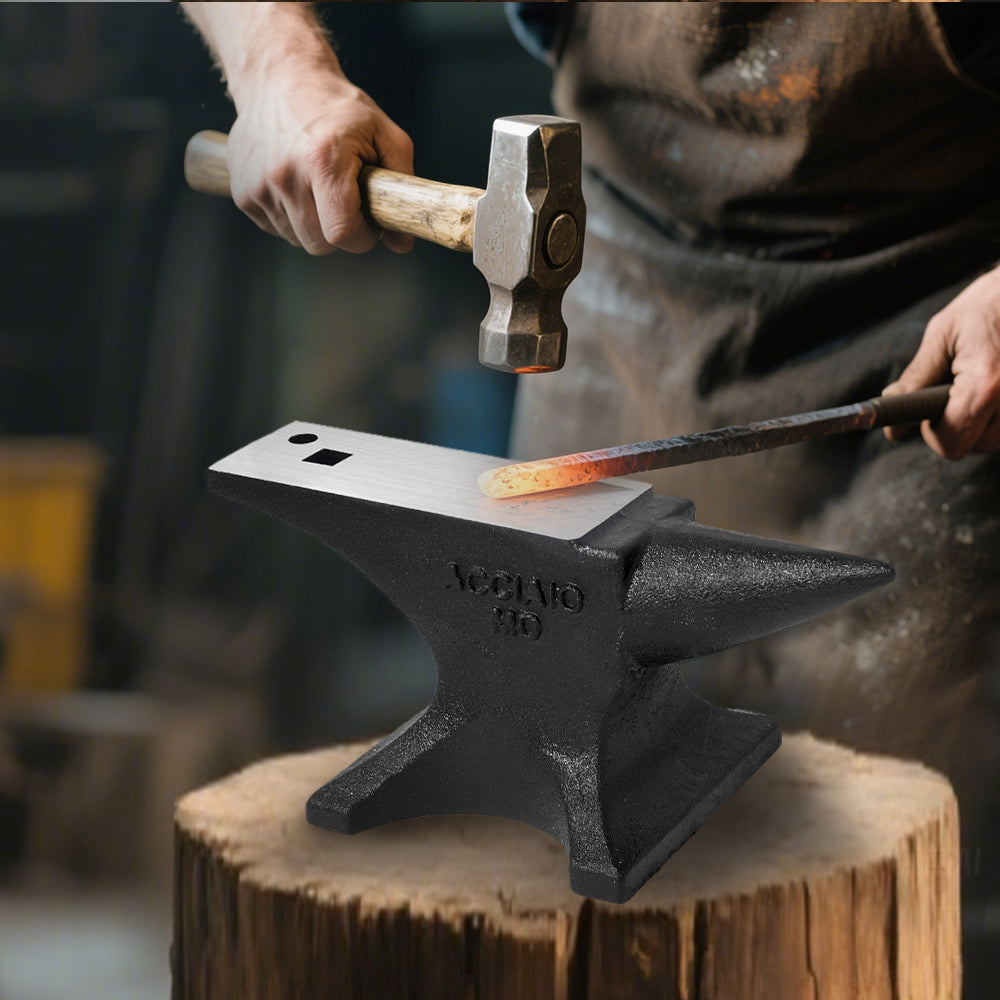 Single Horn Anvil, 110Lbs Cast Steel