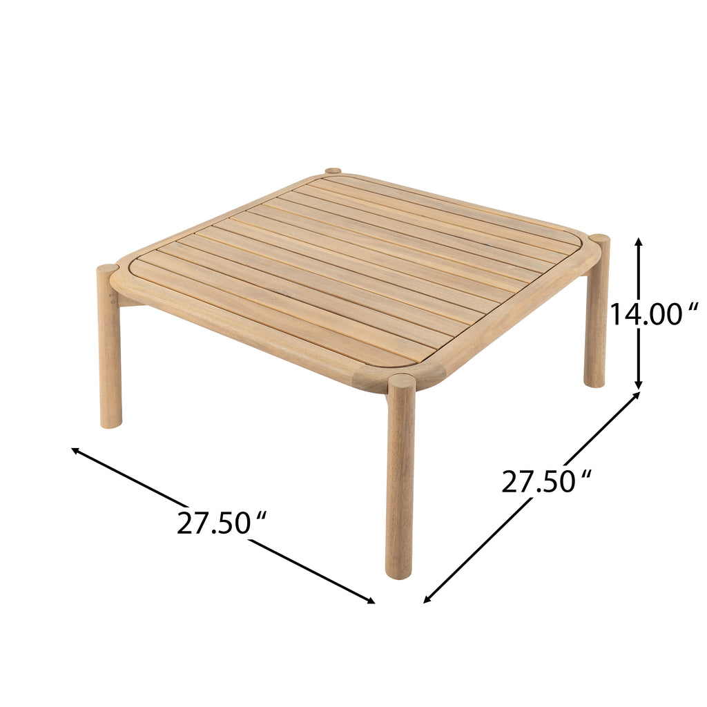 Casper Outdoor Coffee Table Acacia Wood