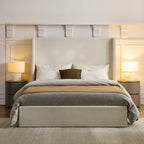Carmen Upholstered Wingback Bed - California King