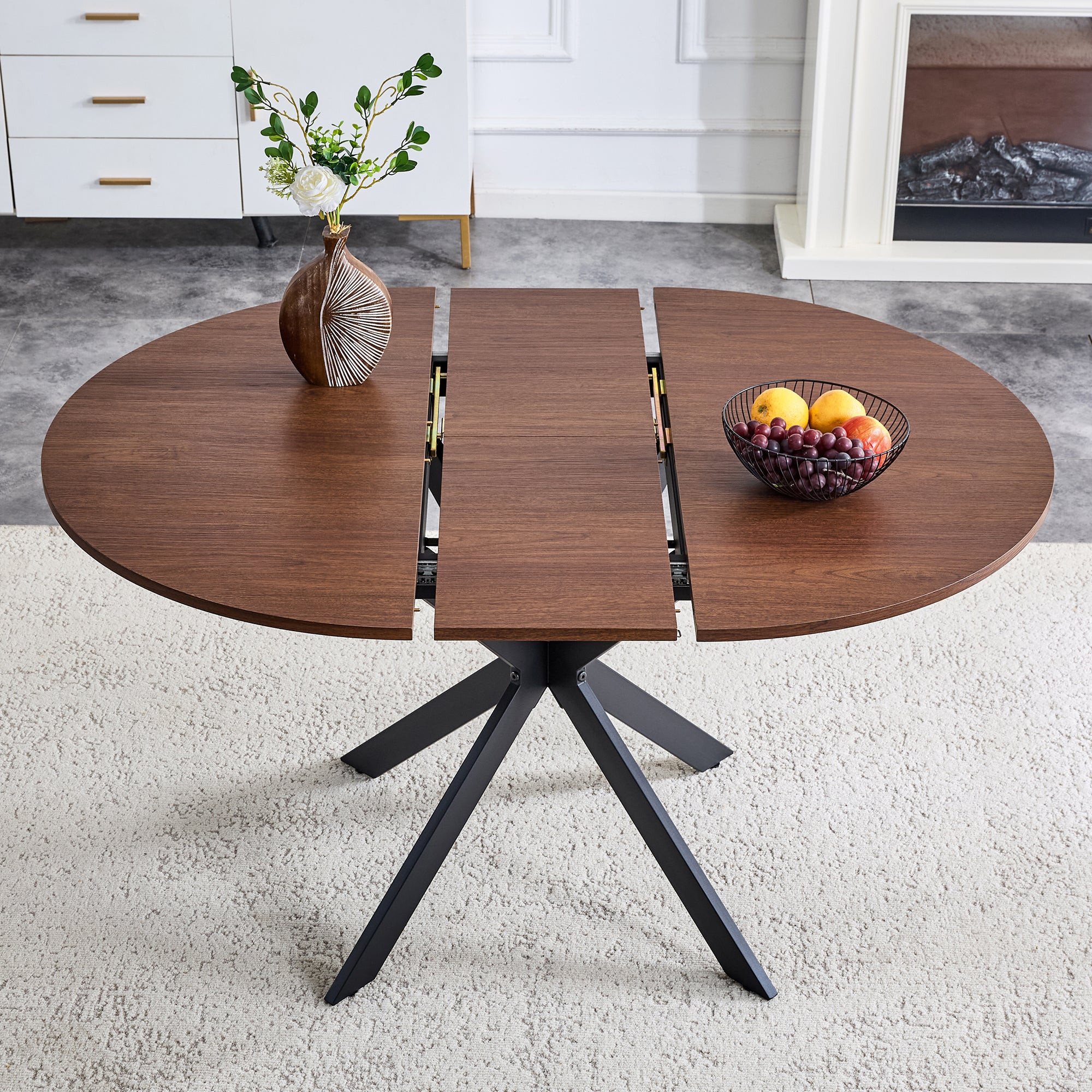 Extendable Round Dining Table (43" to 54")