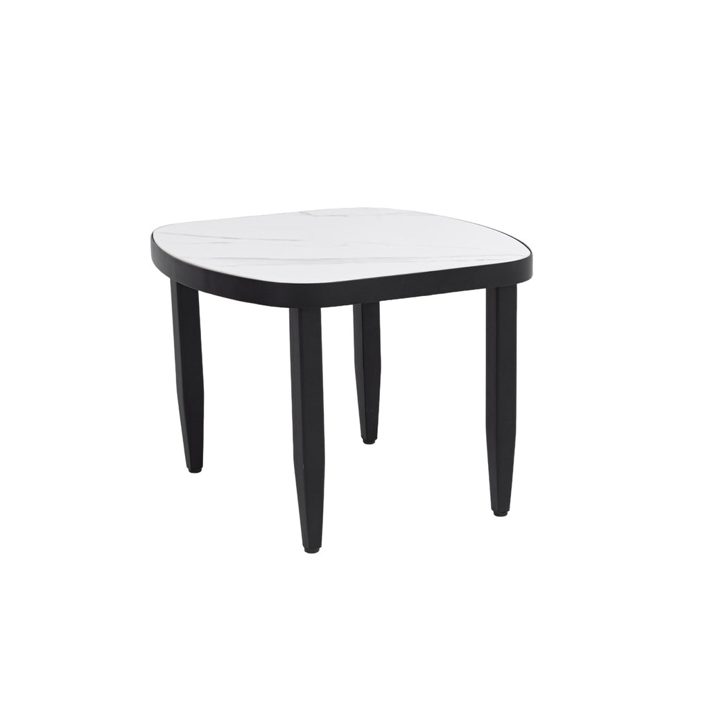 Modern Outdoor Elegance Arc 23.6'' Side Table