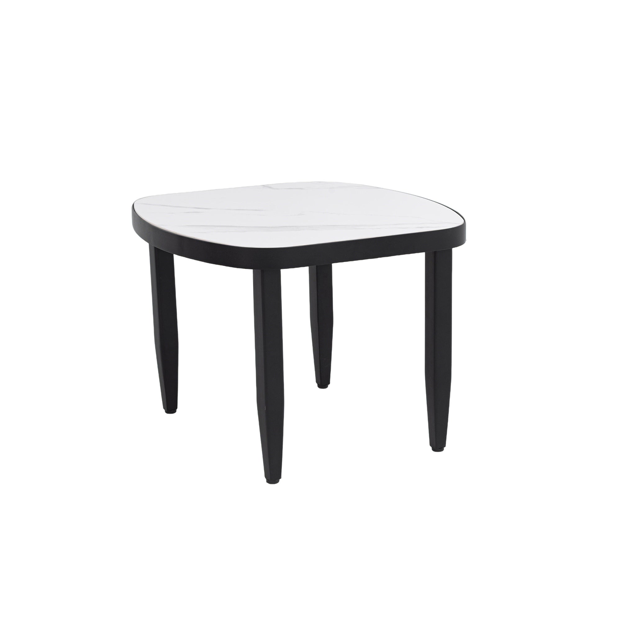 Modern Outdoor Elegance Arc 23.6'' Side Table
