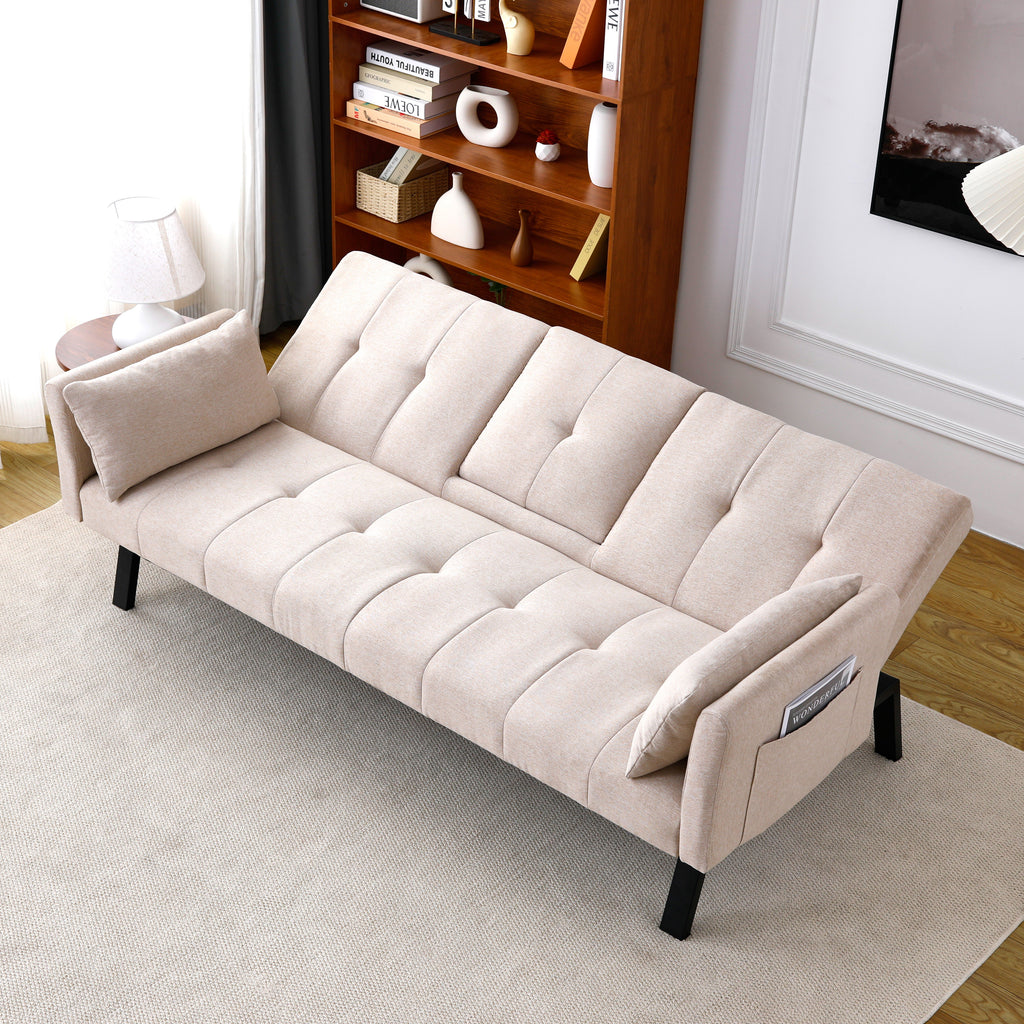 70-Inch Multi-Functional Cotton Sofa Bed
