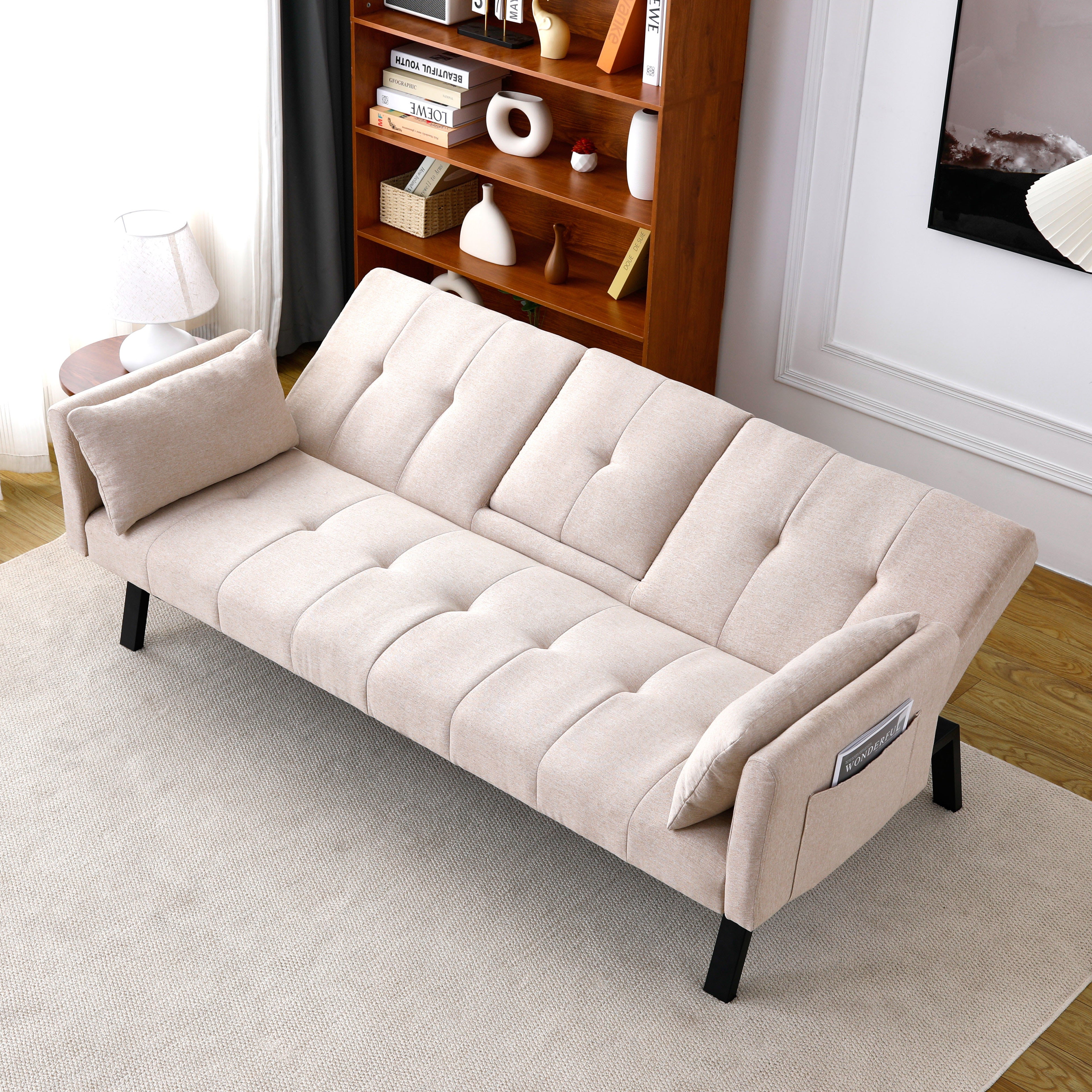 70-Inch Multi-Functional Cotton Sofa Bed