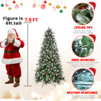 6FT Christmas Tree with 1593 Tips