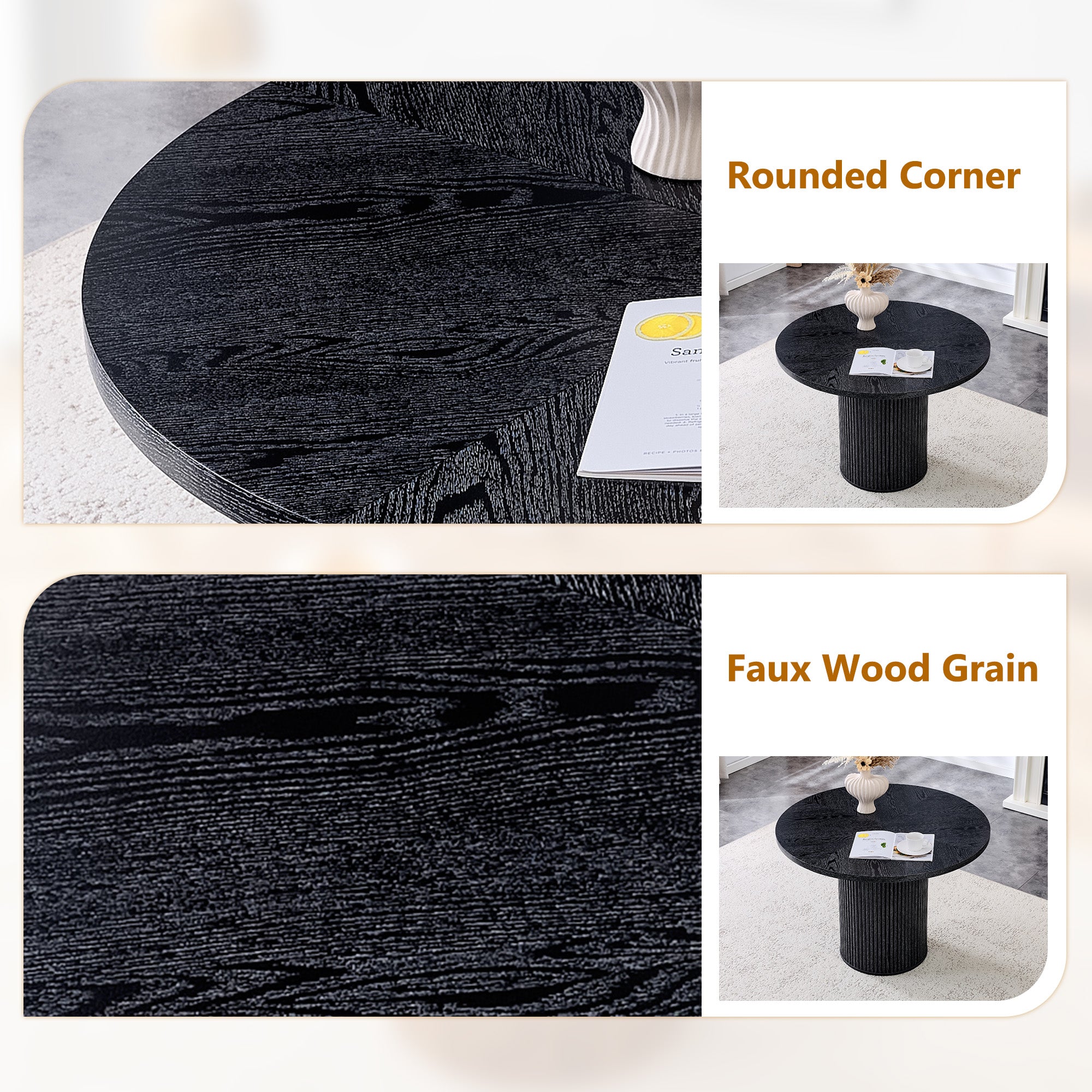 Modern Spliced Circular Dining Table
