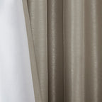 Twist Tab Total Blackout Window Curtain Panel Pewter 50x95"
