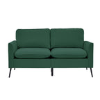 TS Cat Paw Leather Upholstered Loveseat - Nordic Retro Green