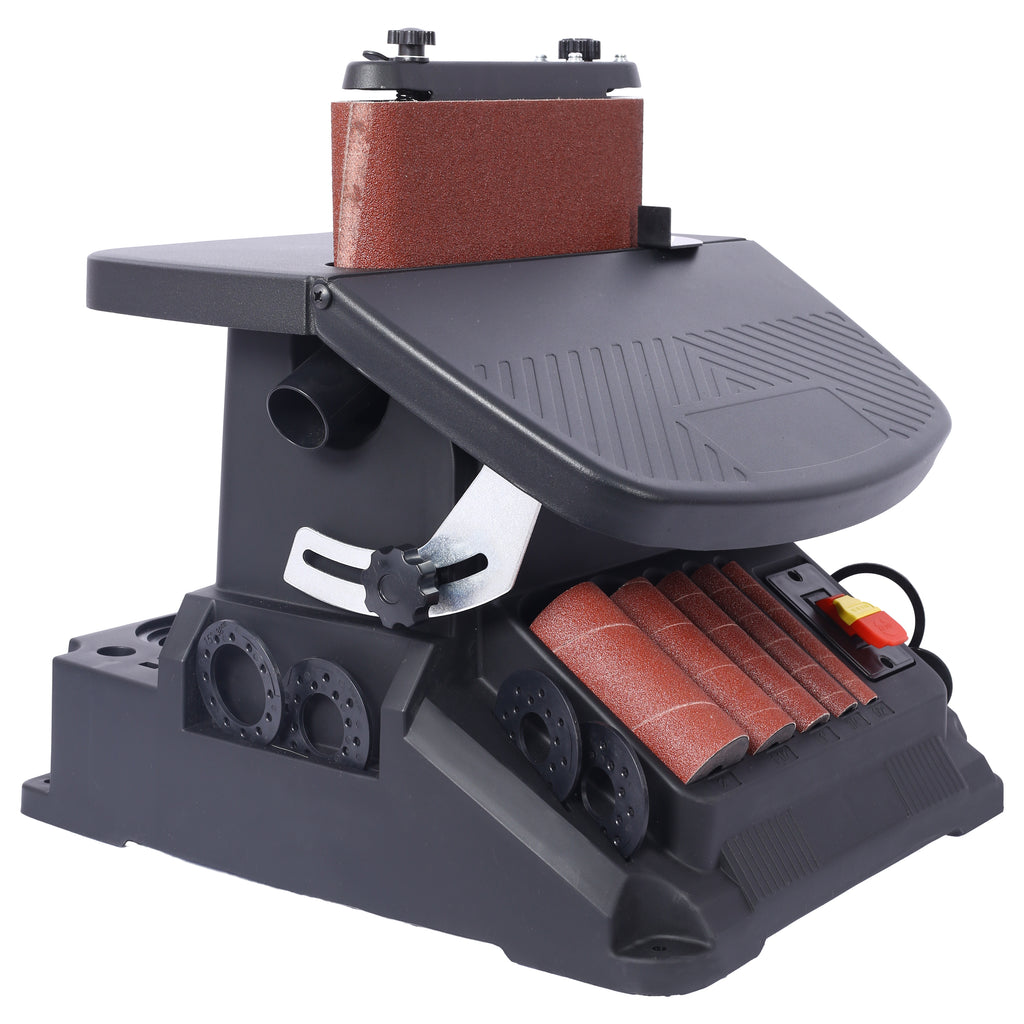 Vertical Oscillating Spindle Sander & Belt Sander, 2 In 1