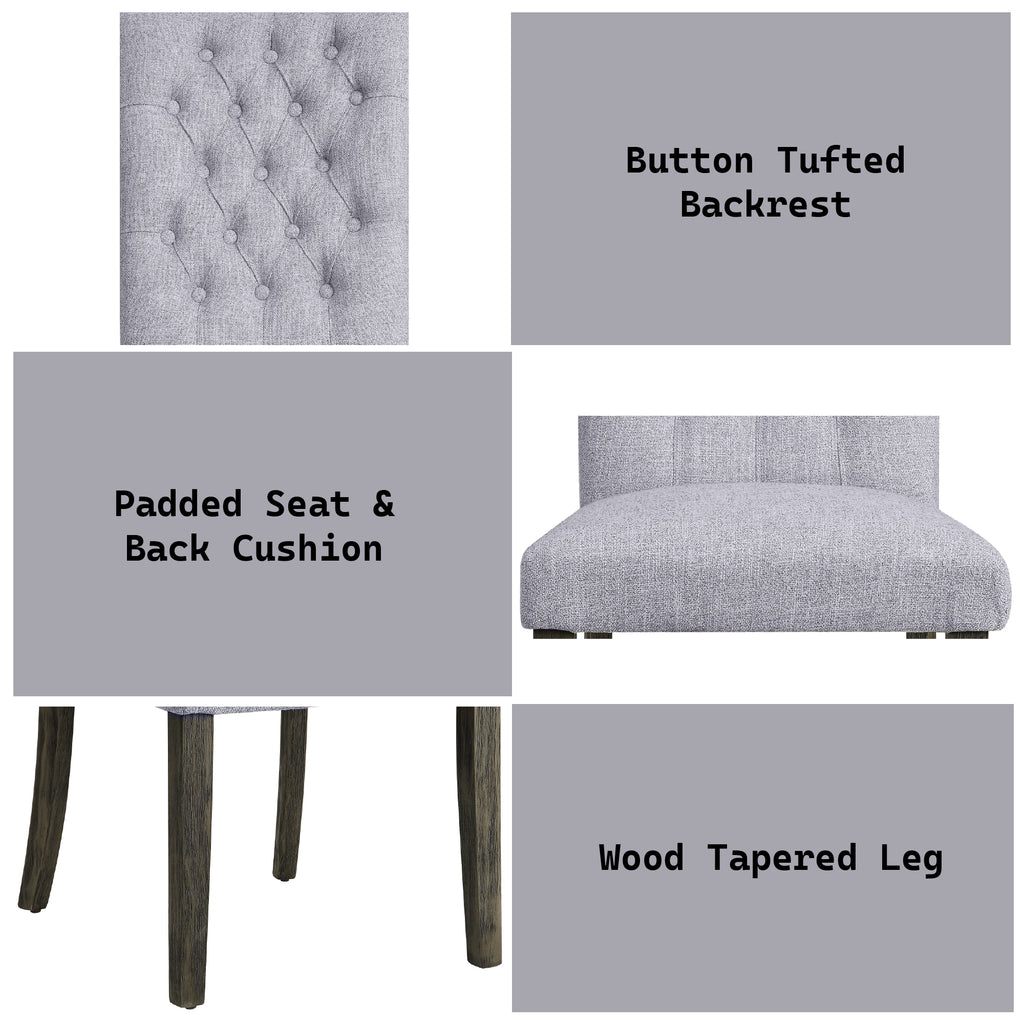 Merel Armless Parson Chair