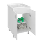 Demolotion Utility Sink Cabinet with Dual Compartments