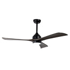 52" Solid Wood Blades Ceiling Fan with Lights Remote Control