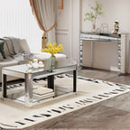 Baked Curved Mirror Coffee Table