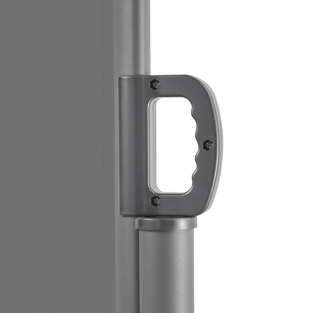 Retractable Side Awning, 71''118'' Aluminum Privacy Screen