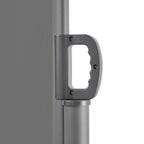 Retractable Side Awning, 71''118'' Aluminum Privacy Screen