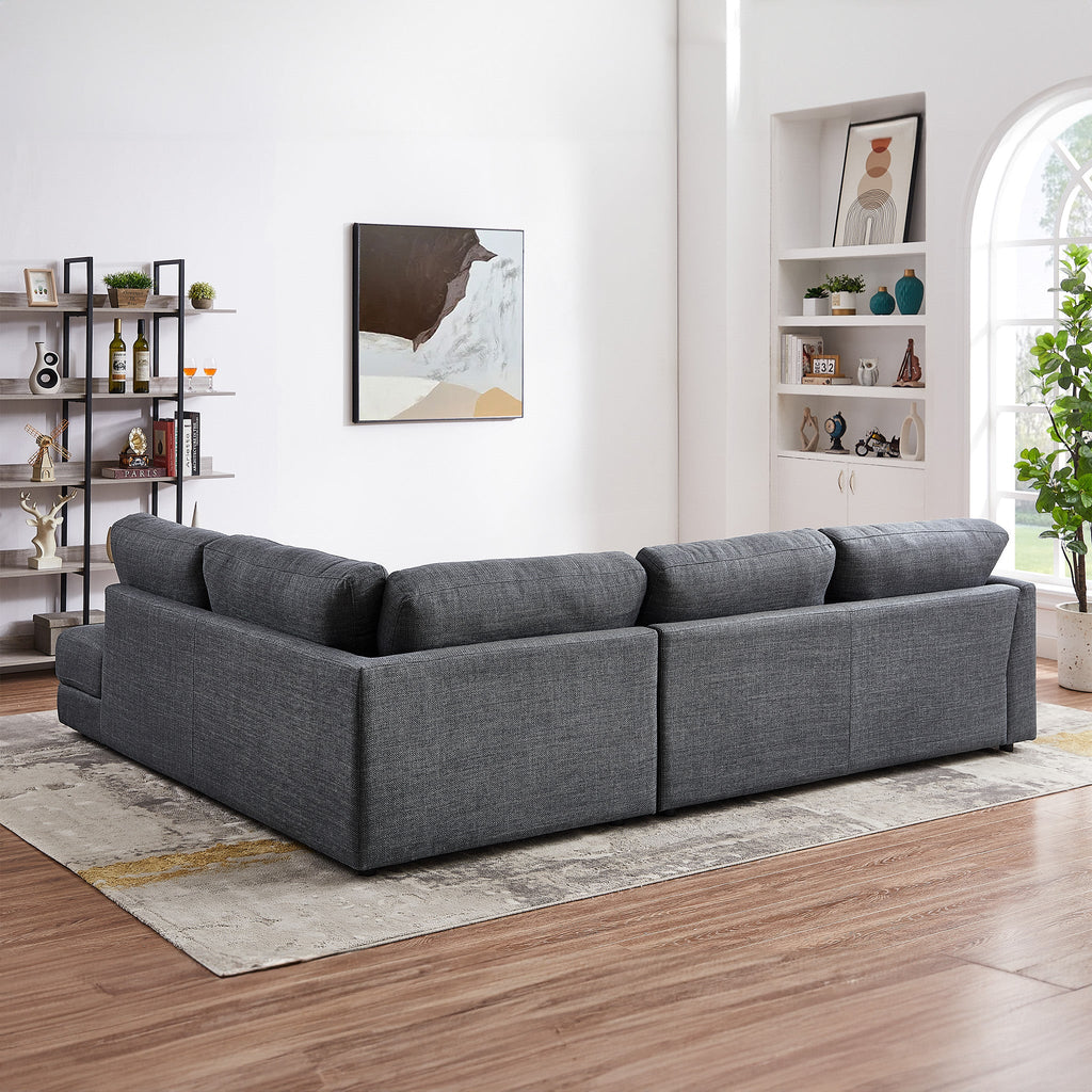Glander Cozy Sectional Sofa Right Facing