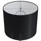 24" Contemporary Metal Table Lamp in Polished Nickel