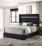 Contemporary Upholstered Queen Size Bed