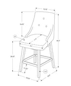 Bar Stool Set Of 2, Swivel, Bar Height