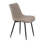 Beige Dining Chair Set - 4 Modern Kitchen Chairs