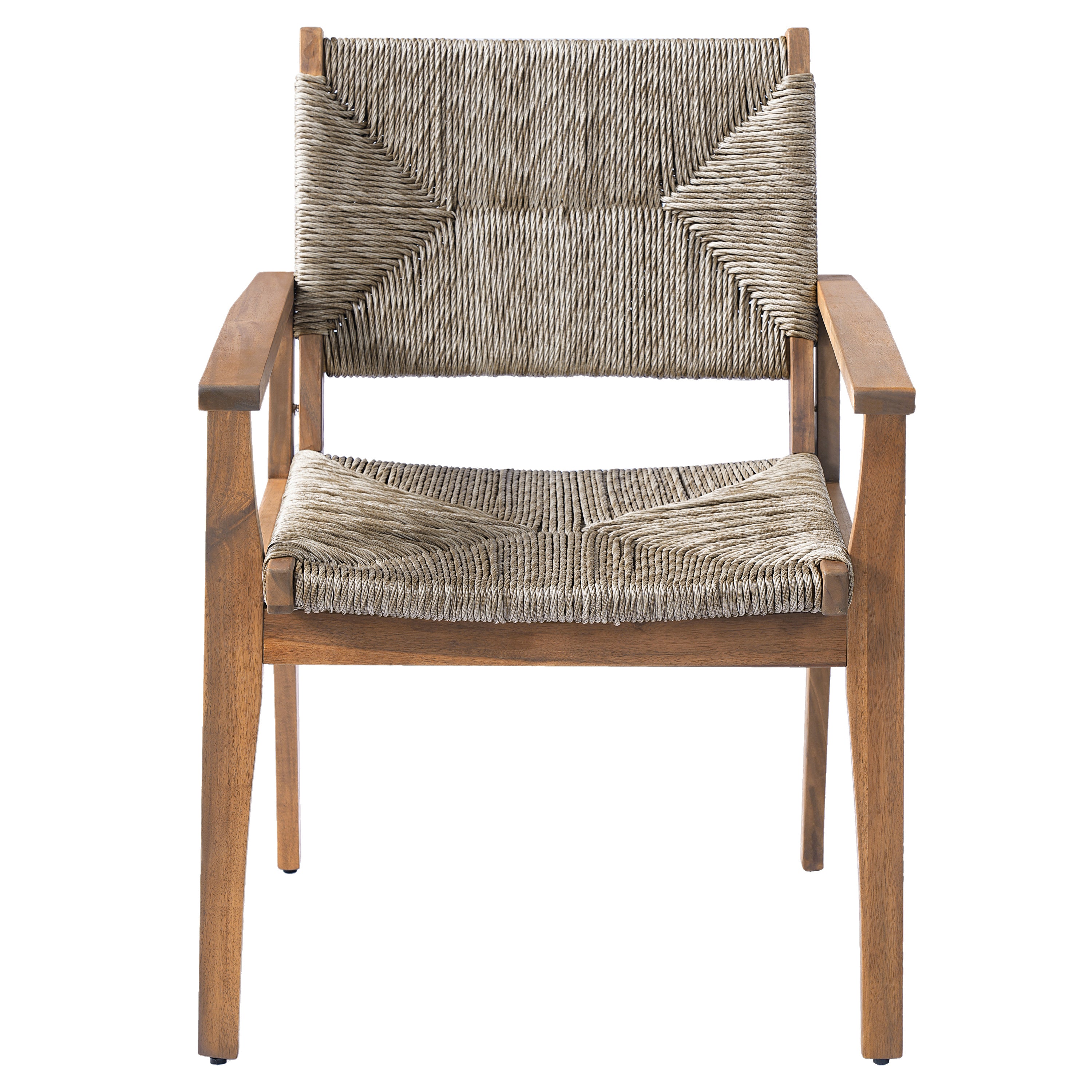 Durable Outdoor Dining Chair with Acacia Wood Frame