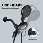 High Pressure 3-Way Rainfall Combo Showerhead
