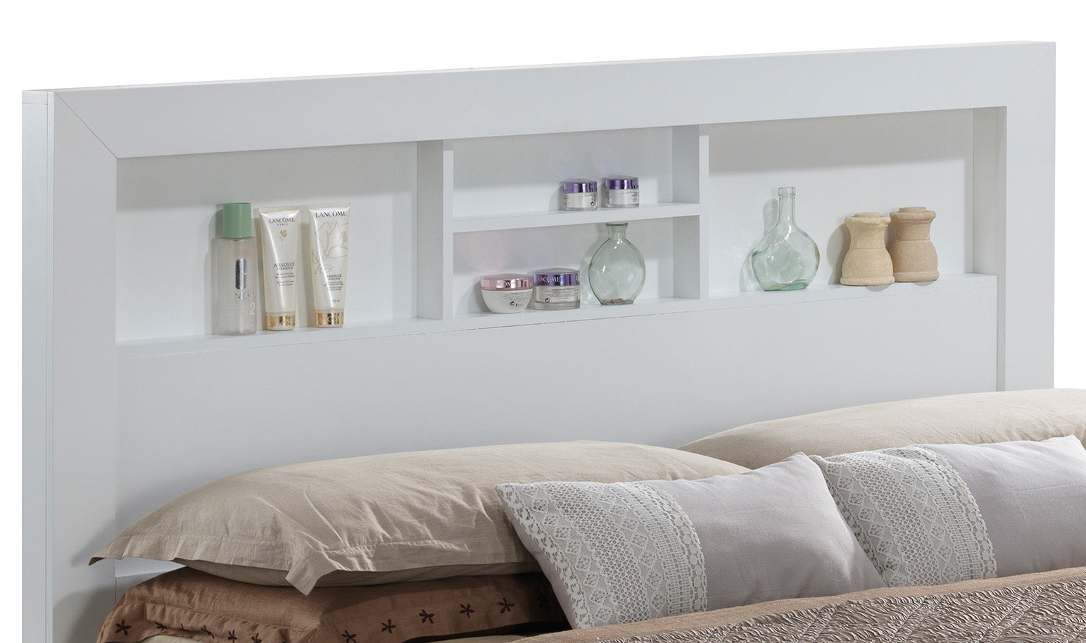 Transitional Style Full Bed In Crisp