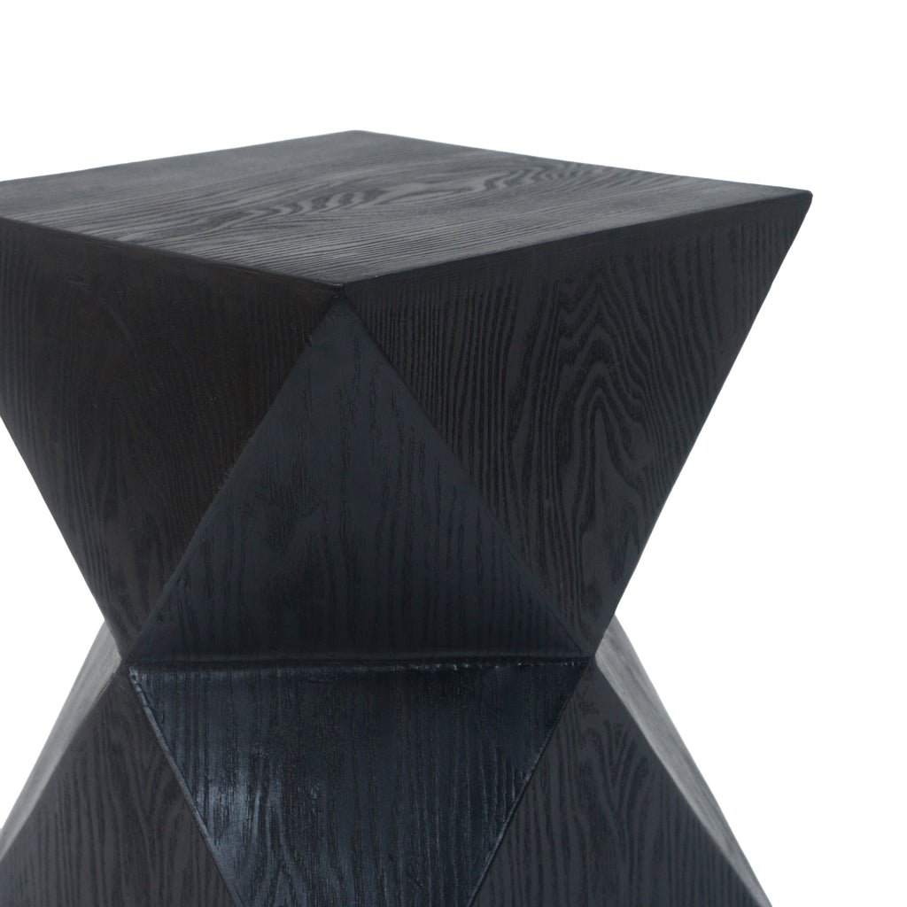 14.25" Black Accent Table