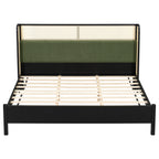 King Size Bed Frame in Black and Green