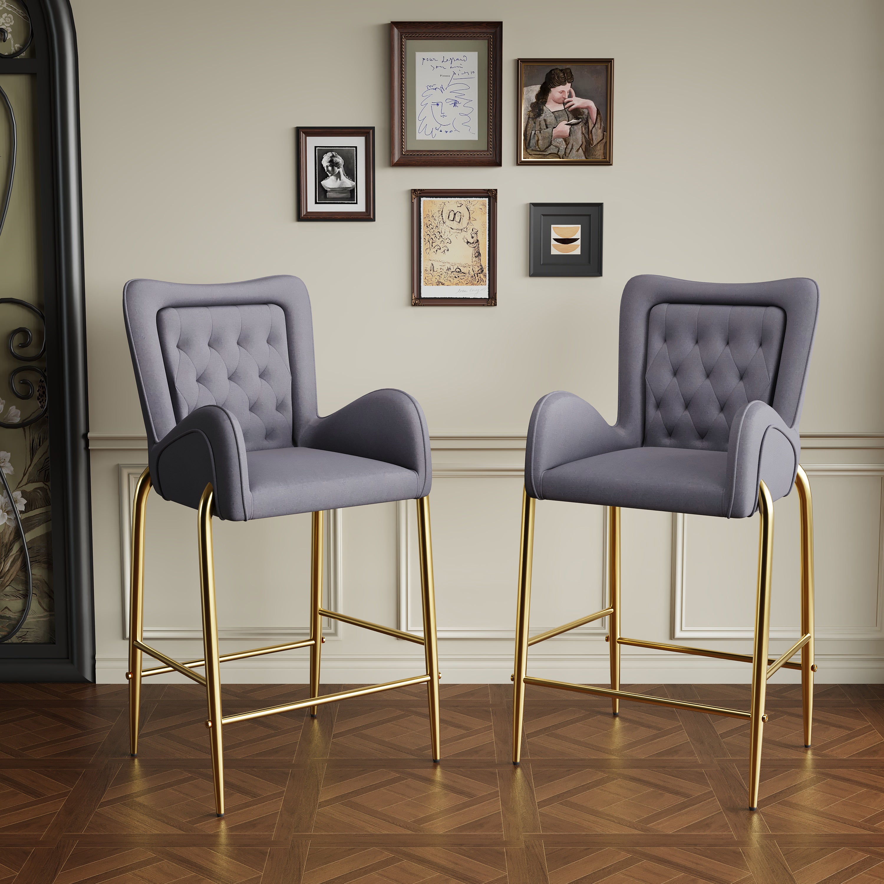28.75inch Counter Height Bar Stools Set of 2