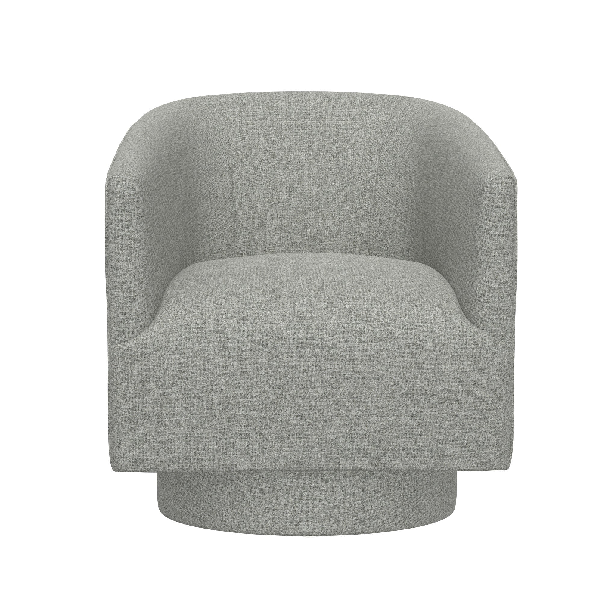 Gray Swivel Accent Chair