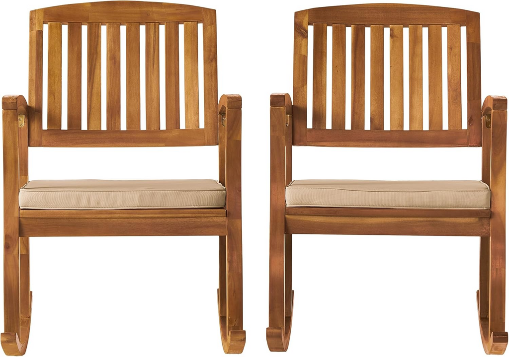Selma Rocking Chair with Cushion (Set of 2)