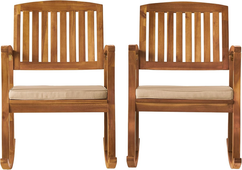 Selma Rocking Chair with Cushion (Set of 2)