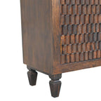 Solid Wood Vesta Textured Sideboard