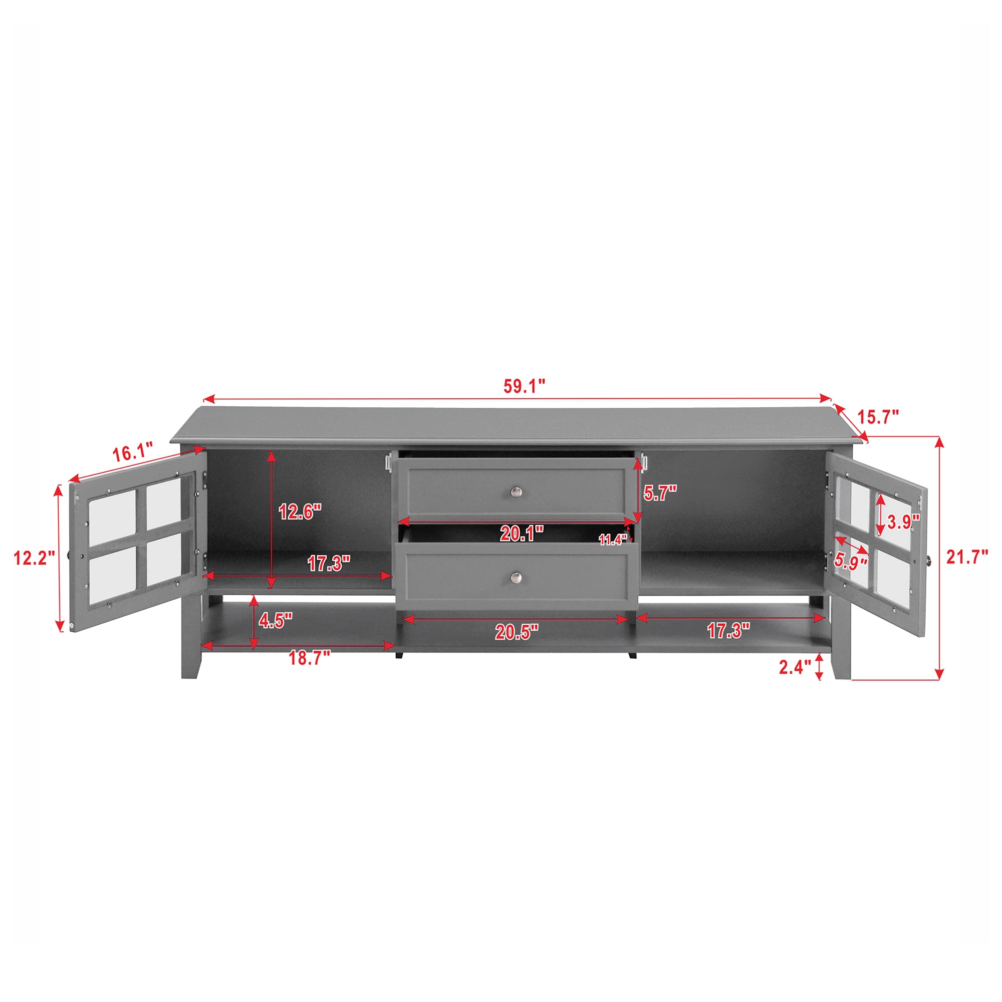 TV Stand for TVs Up to 60''