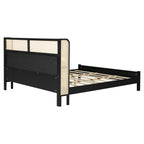 King Size Bed Frame in Black and Green