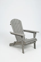 Wood Lounge Patio Chair Set of 2 - Solid Cedar Wood