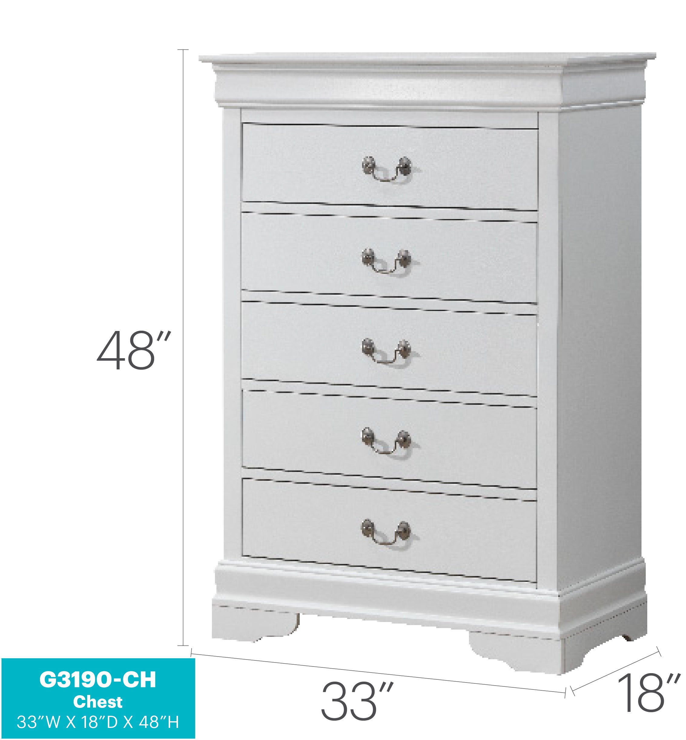 Louis Phillipe G3190-CH Chest