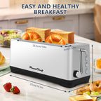 4-Slice Extra Wide Long Slot Toaster