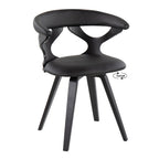 Contemporary Dining Accent Chair with Swivel