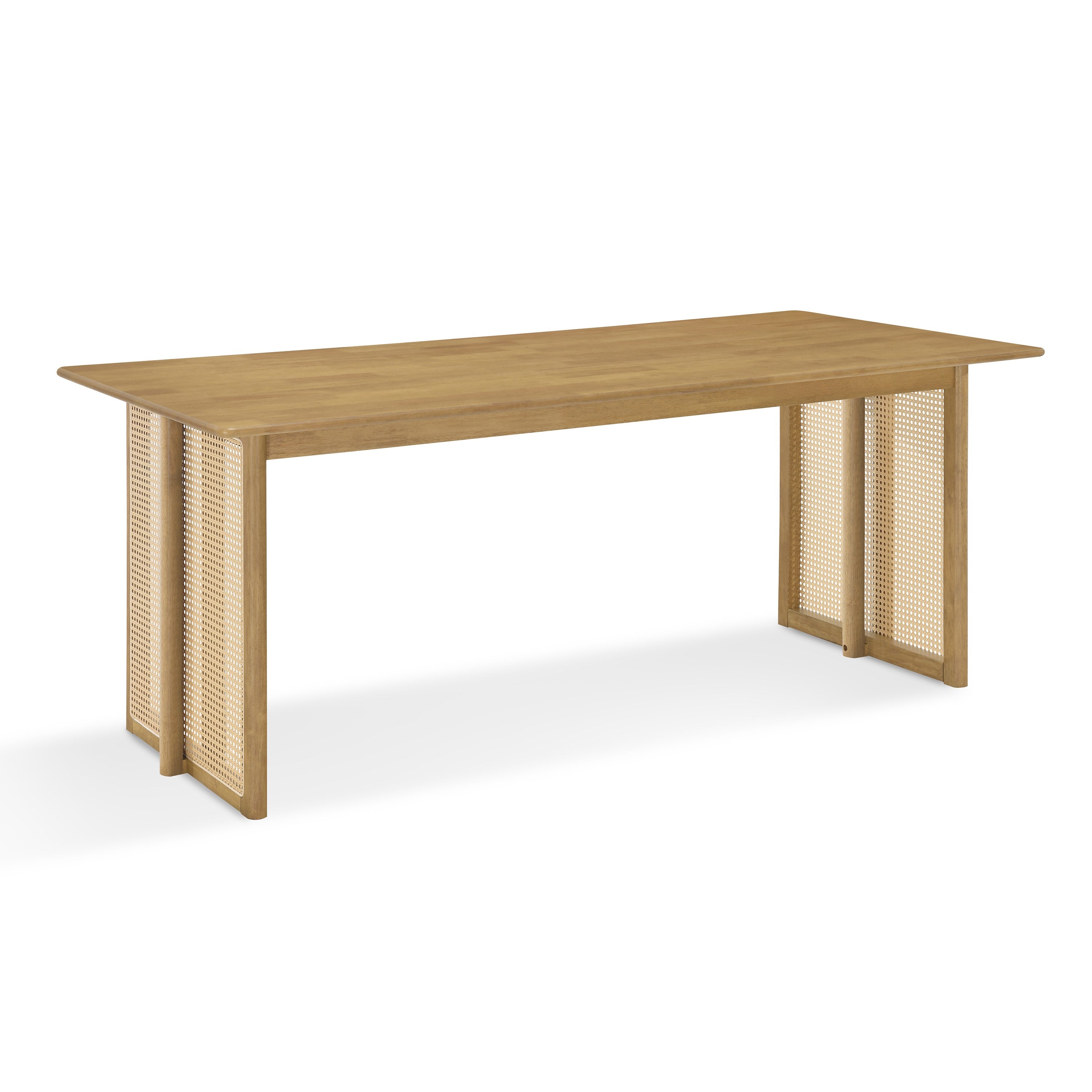 Natural Rubber Wood Dining Table