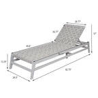 Outdoor Rope Chaise Lounge