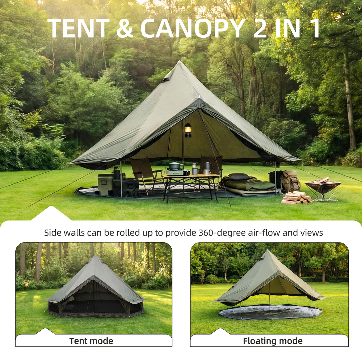 4 Season Bell Tent 16.4FT