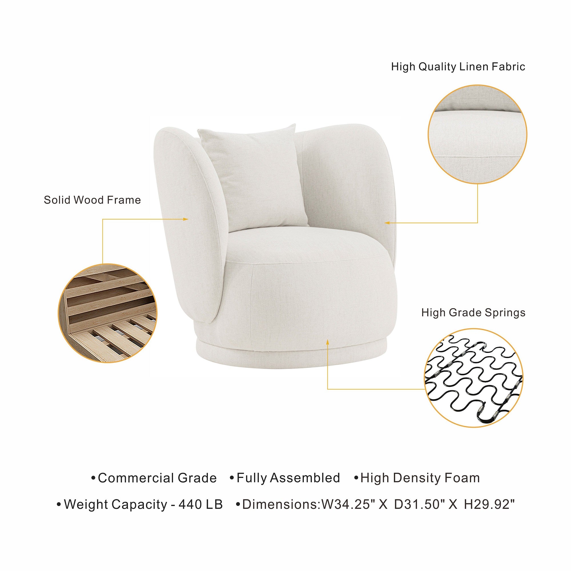 Contemporary Siri Accent Chair