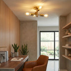 Ephemeral Four Lights Semi Flush Mount Pendant