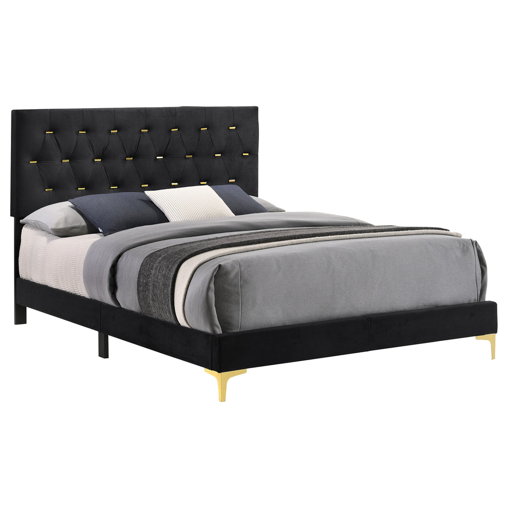James Modern Glam Queen Bed